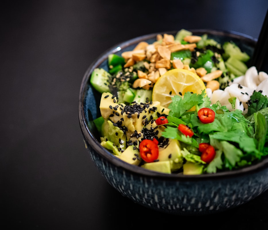 Rencana menu vegetarian seimbang